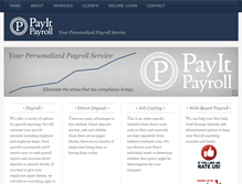 Tablet Screenshot of payitpayroll.com